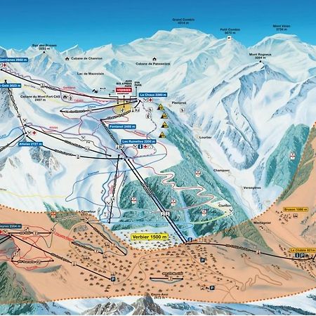 Chalet Clochette 4 Valles-Verbier ラ・ズマ エクステリア 写真