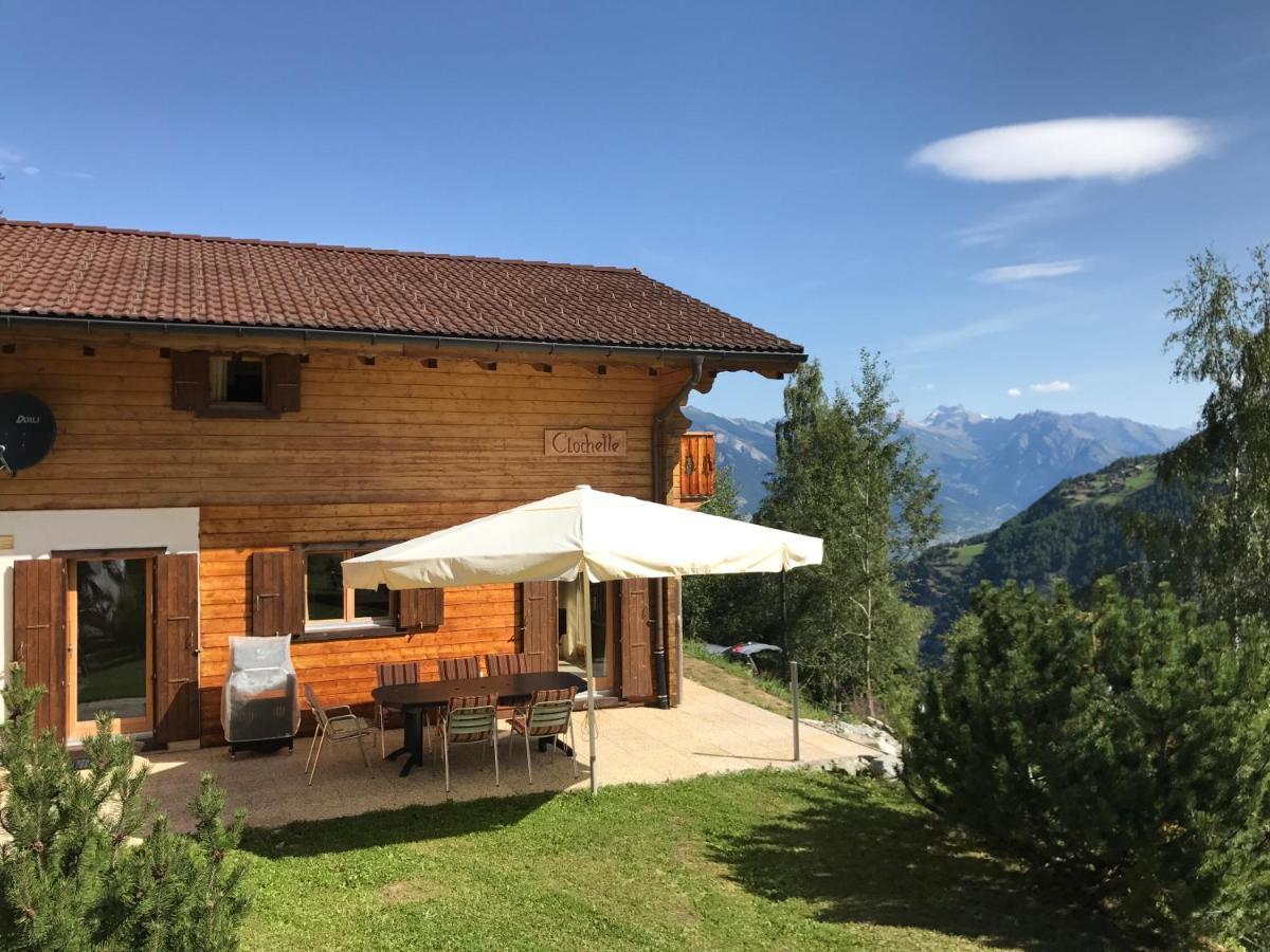 Chalet Clochette 4 Valles-Verbier ラ・ズマ エクステリア 写真