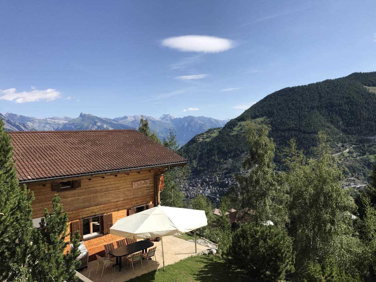 Chalet Clochette 4 Valles-Verbier ラ・ズマ エクステリア 写真
