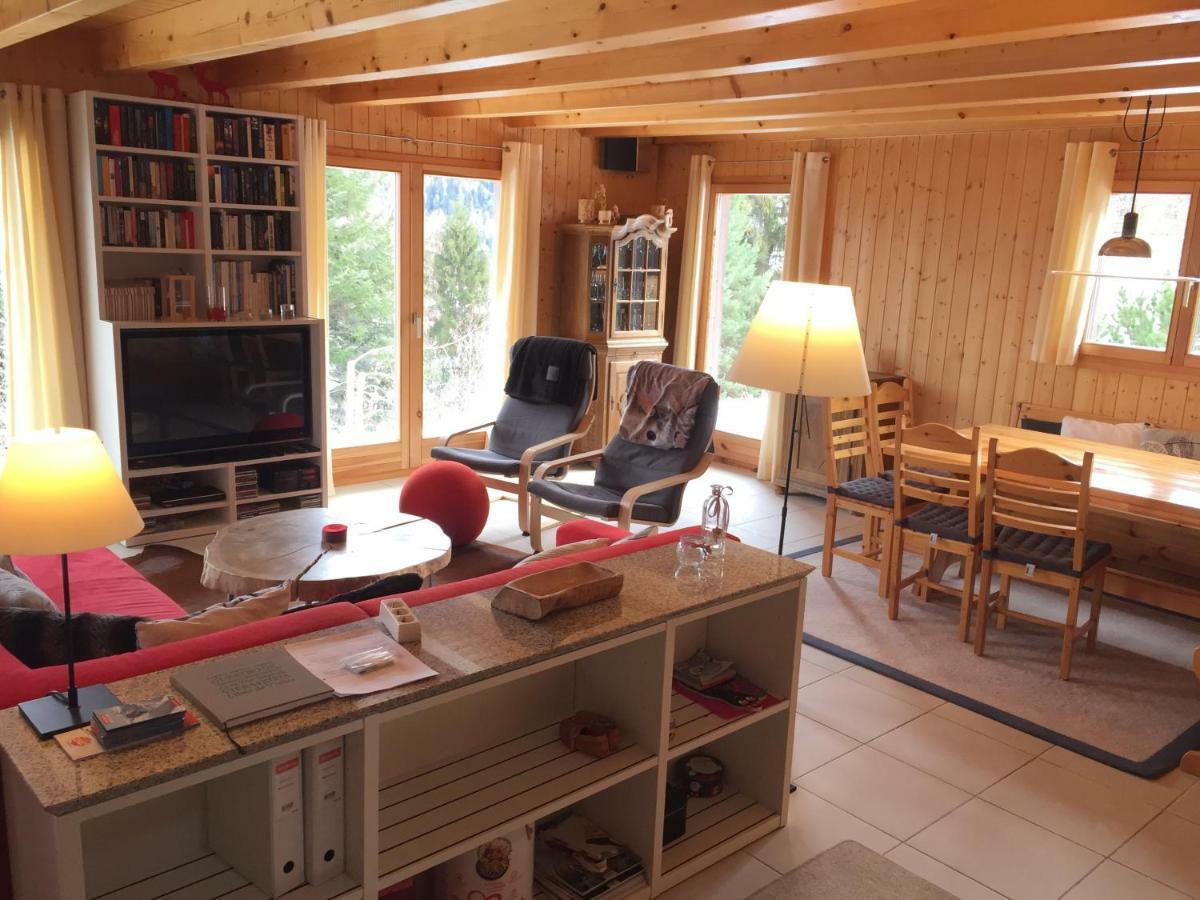 Chalet Clochette 4 Valles-Verbier ラ・ズマ エクステリア 写真